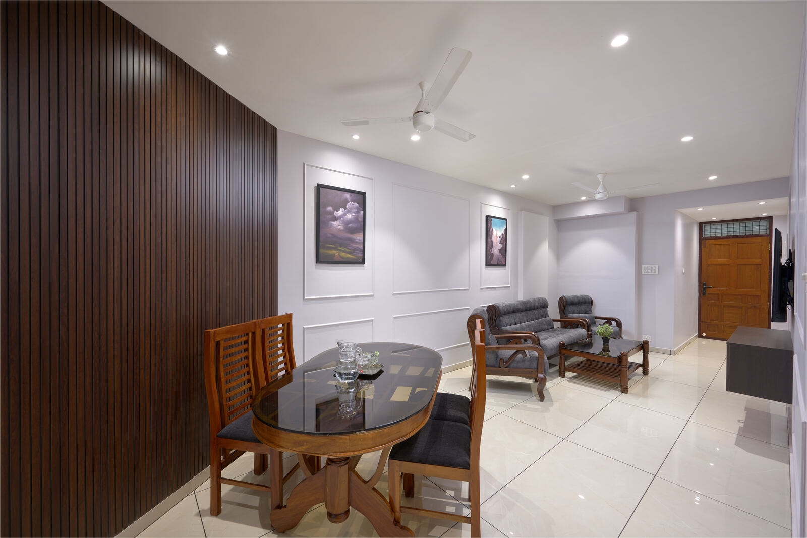 Reach Homes A — Living Room with TV