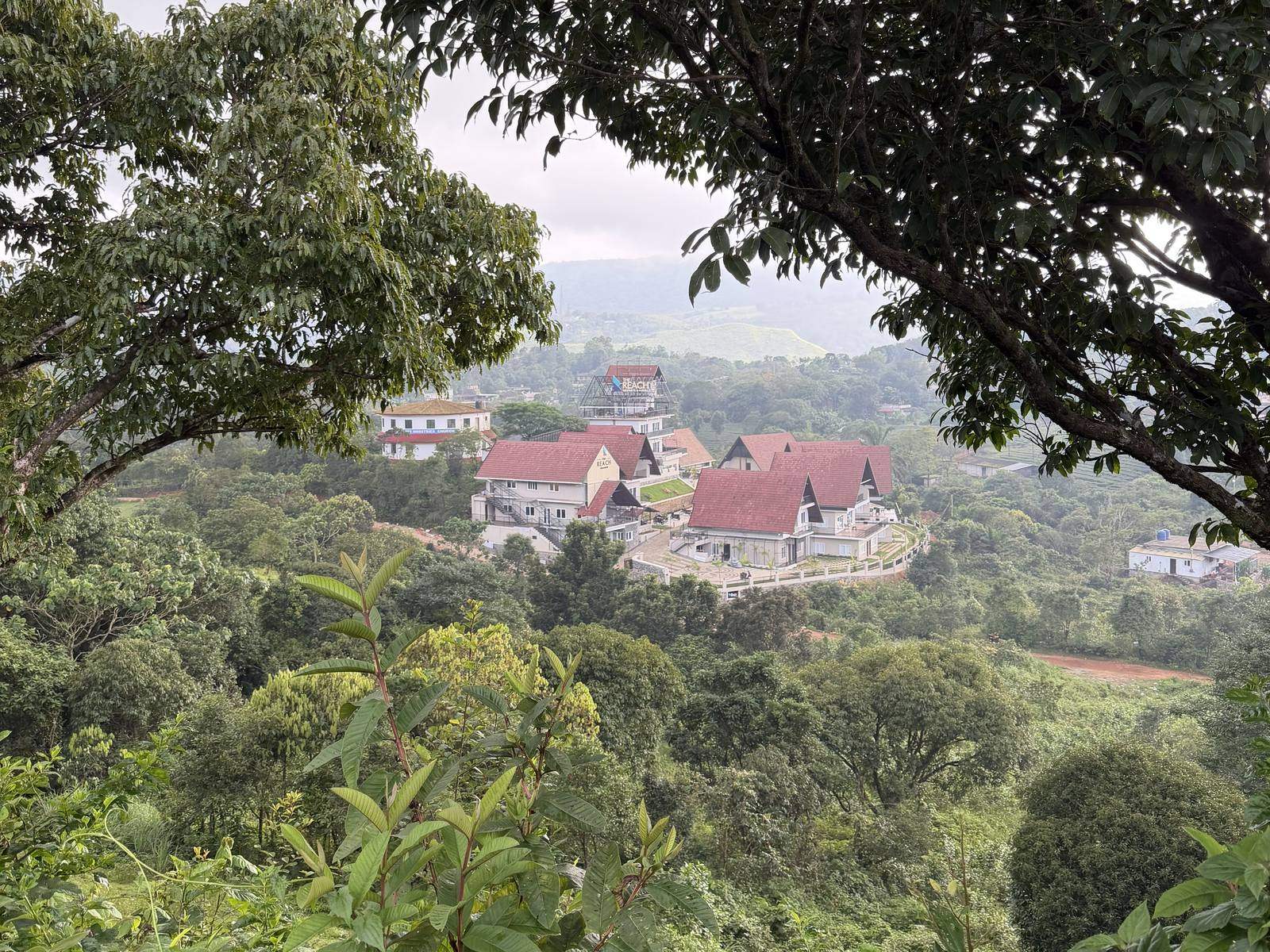 The Reach Vagamon — the resort framed by the valley