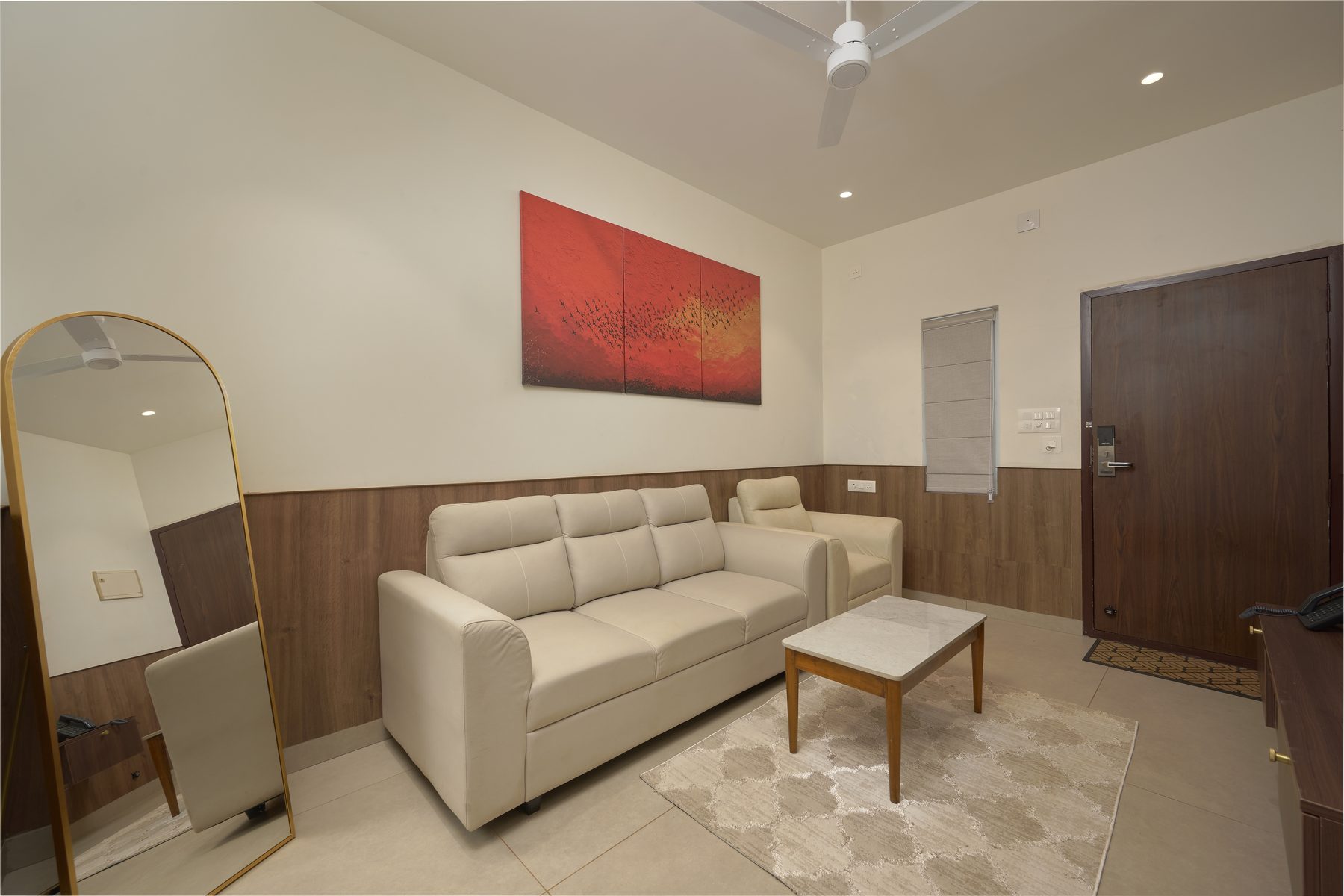 The Reach Vagamon — 2BHK Villa — living room and entrance